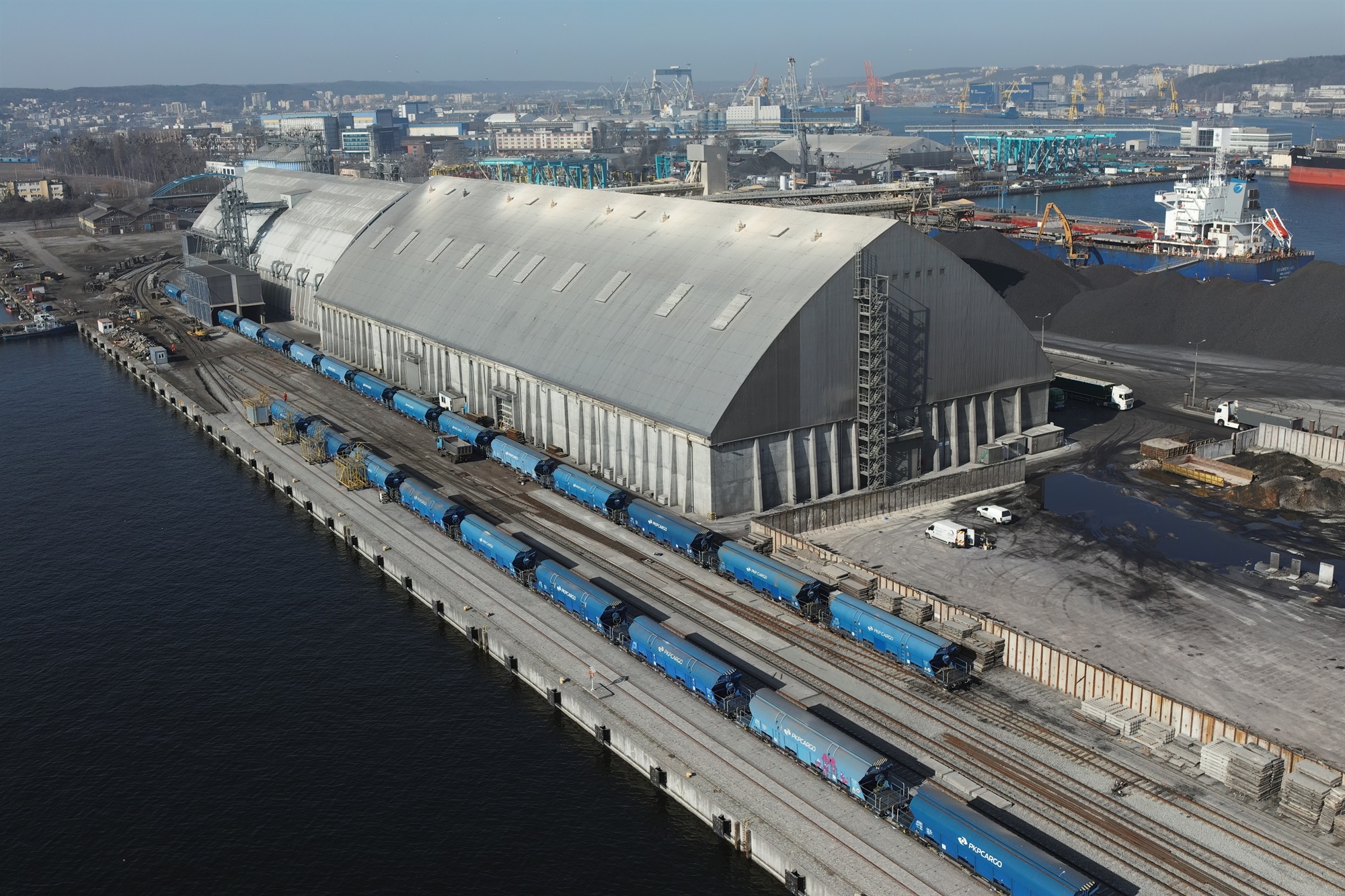 Image 8. Coal storage facility, Port of Gdynia